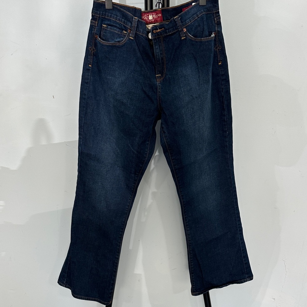 NWOT Lucky Brand 14/32 Blue Women's Ankle Jeans